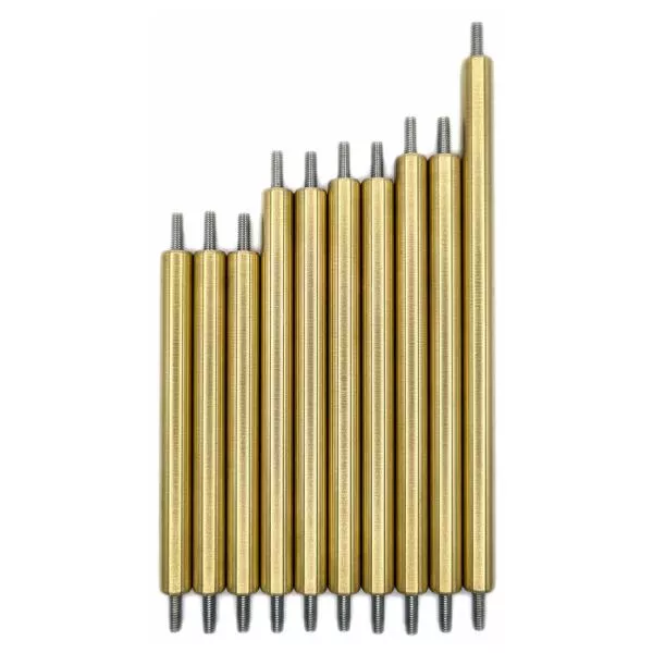 10 Stk. Crawler Links aus Messing für Yikong 4107